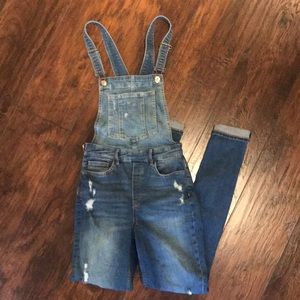 Distressed Overalls